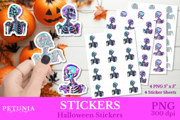 Download Halloween Skeleton Stickers - Skeleton stickers Collection