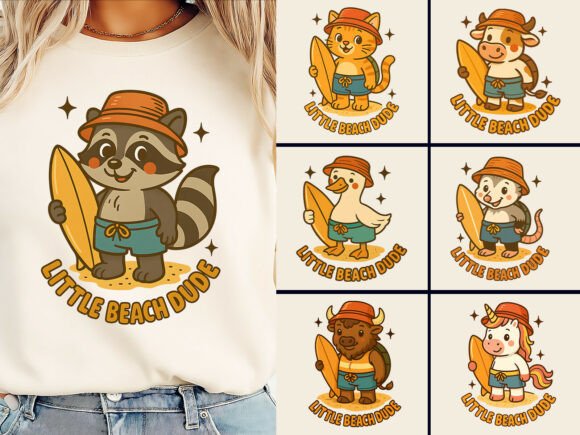 Download Little Beach Dude Summer T-Shirt Bundle - Shirt Collection