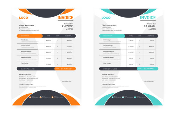 Download Creative and Unique Style Invoice - Unique style Collection