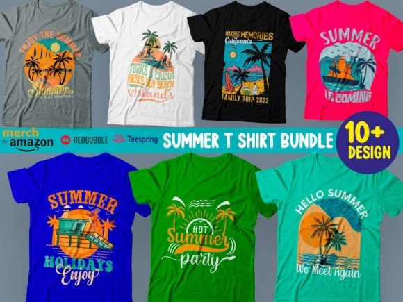 Download Summer T Shirt Bundle - Shirt Collection