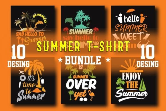 Download Summer T-shirt Bundle - Shirt Collection