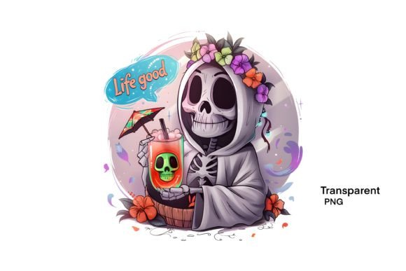 Download Funny Skeleton T-shirt Design Summer Png - Shirt Collection