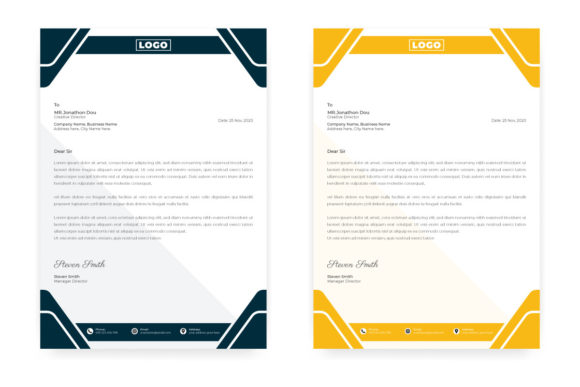 Download Unique Style Letter Head Templates - Unique style Collection