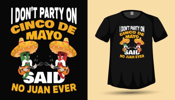 Download Cinco De Mayo Tshirt Design Png &amp; Vector - Shirt Collection