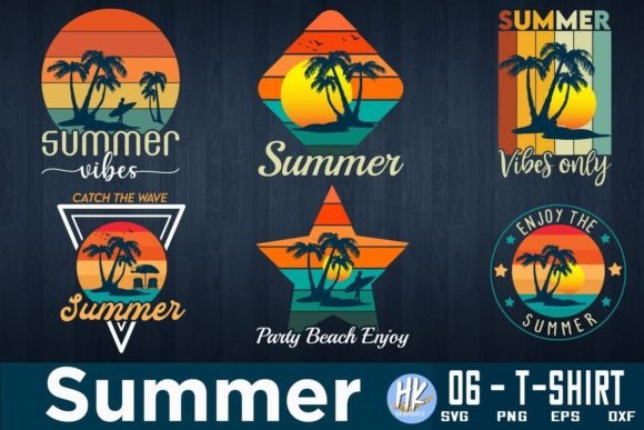 Download Summer T-shirt Bundle Design. - Shirt Collection