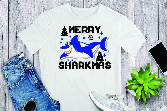 Download Merry Sharkmas Funny T-Shirt Designs - Shirt Collection