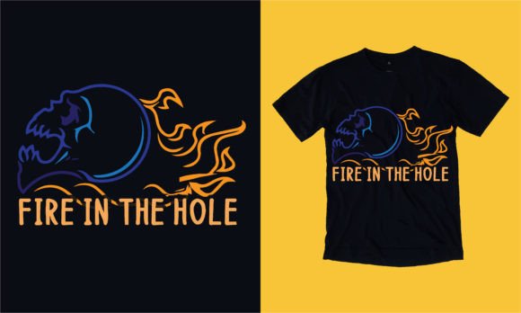 Download Fire in the Hole Skeleton T Shirt Svg - Shirt Collection