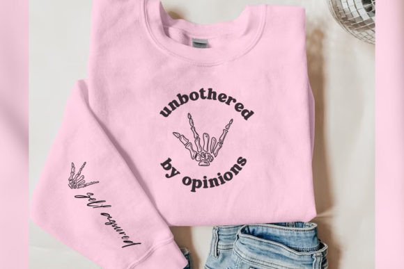 Download Unbothered by Opinions Sleeve SVG Tshirt - Shirt Collection